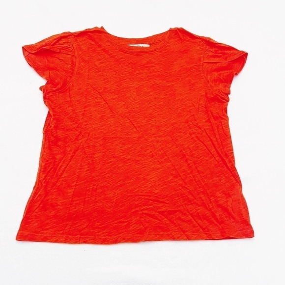 We The Free Orange Short Sleeve Shirt SZ M - Picture 4 of 4